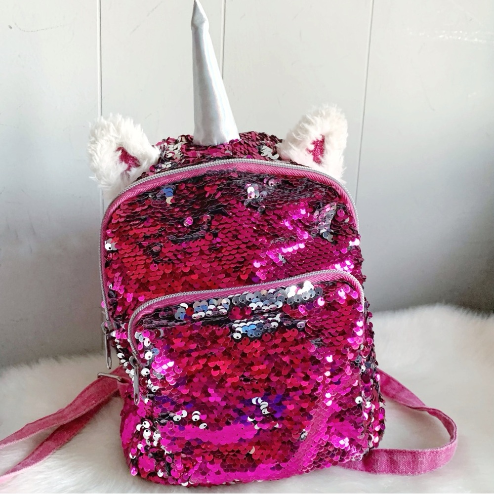 Target Unicorn Sequined Pink Mini Backpack